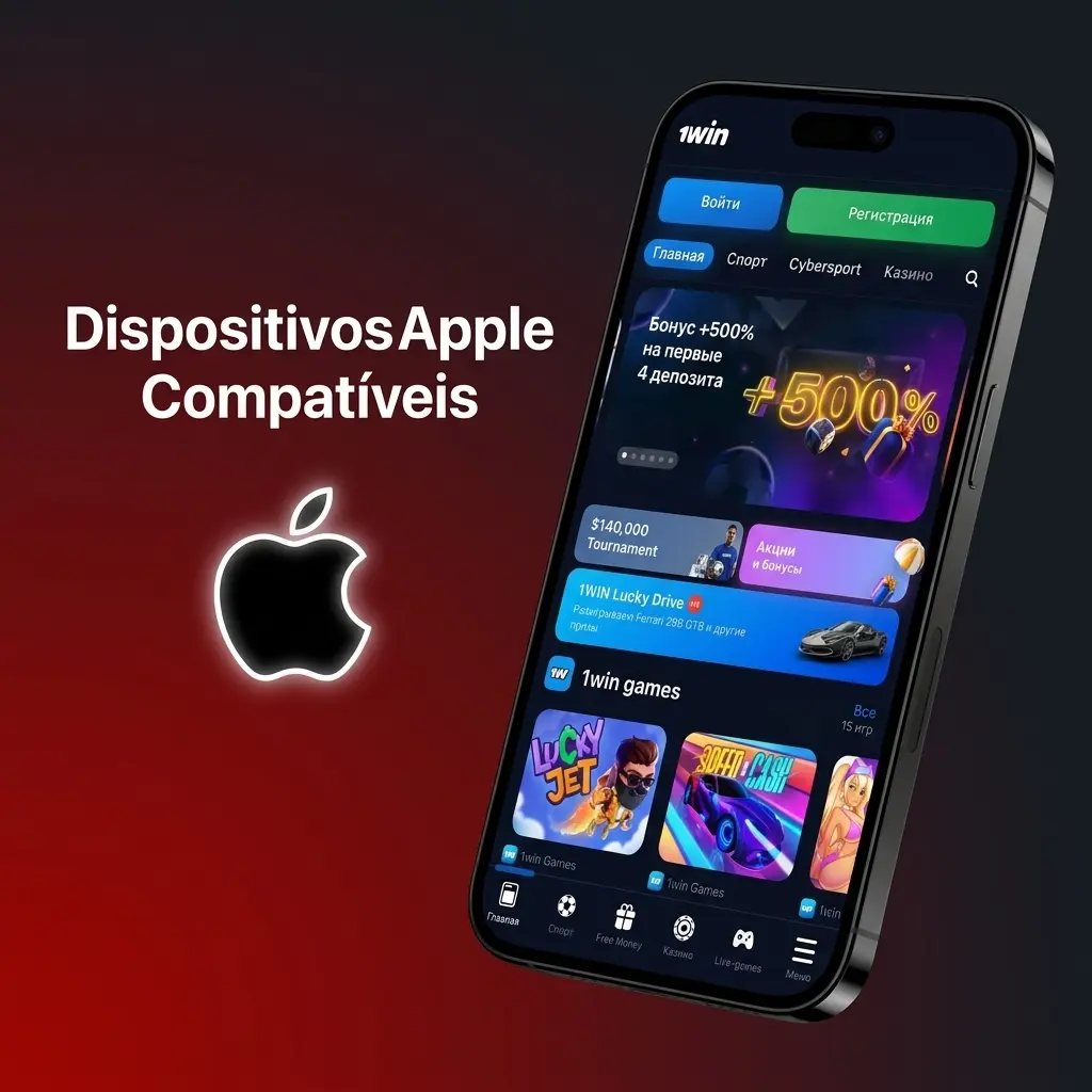 Dispositivos Apple compatíveis com o PWA da 1win: iPhones e iPads verificados rodando iOS 12 ou superior