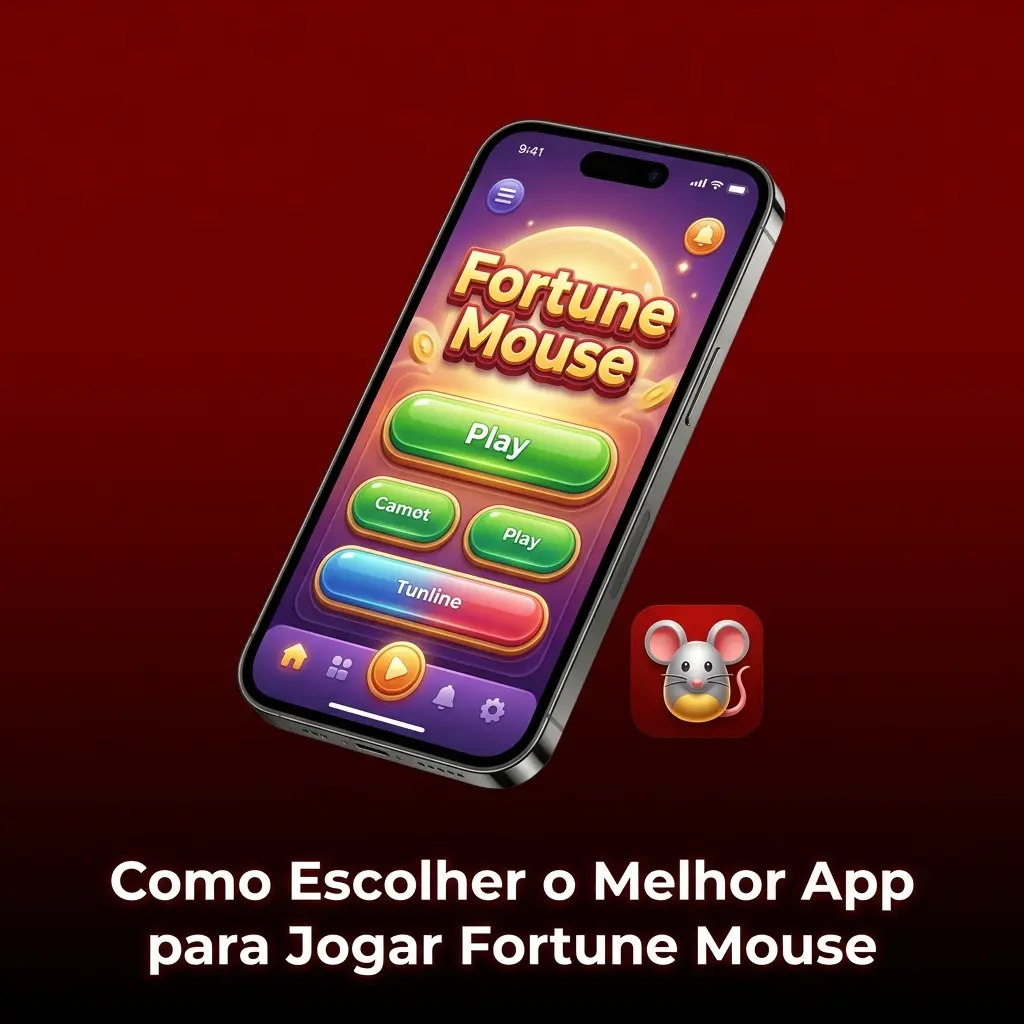 Guia visual com critérios para escolher o melhor app para jogar Fortune Mouse com segurança e praticidade